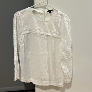 J. Crew white blouse